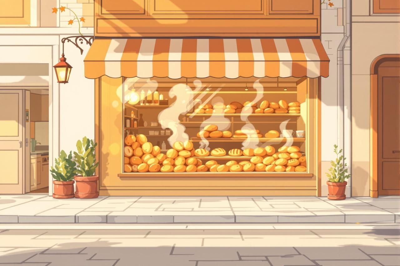 韩国腐剧漫画 - 面包店的早晨，治愈日常治愈动漫短剧